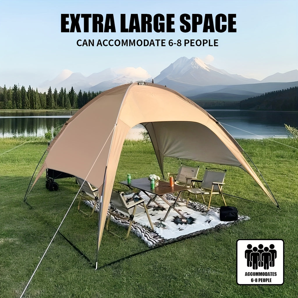 Large Outdoor Canopy Portable Sun Shelter for Family Camping & Parties