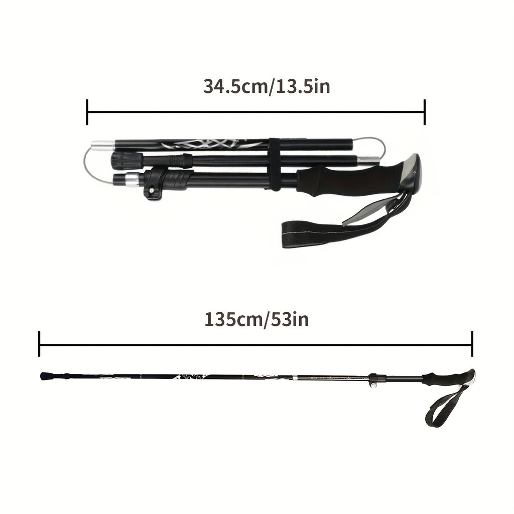 Ultra-Light 7075 Aluminum Folding Trekking Poles for Hiking
