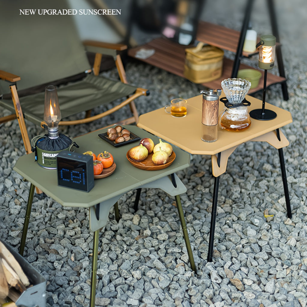 Portable Folding Camping Table - Adjustable ABS Picnic & RV Table