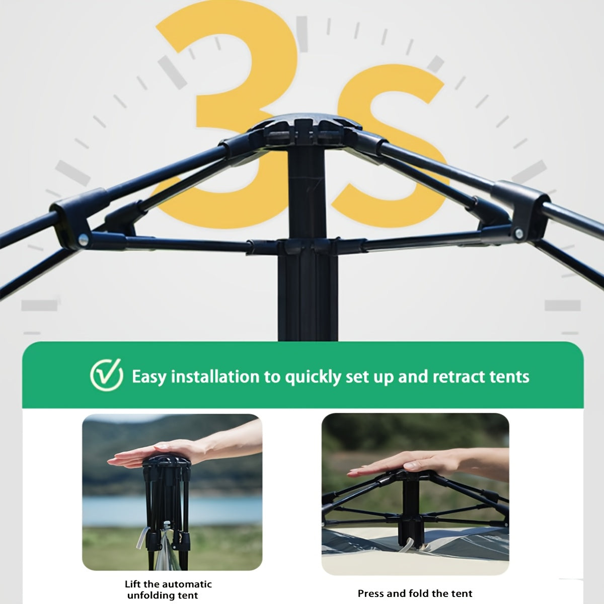 Automatic Beach Tent | Waterproof Portable Camping & Hiking Shelter