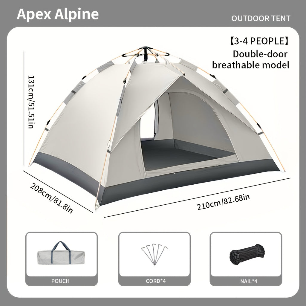 Automatic Pop-Up Camping Tent - Portable Windproof Outdoor Shelter